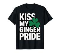Kiss My Ginger Pride Funny Irish St Patrick T-Shirt