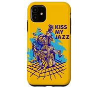 Kiss My Jazz - Illustration de Musicien Coque pour iPhone 11