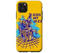 Kiss My Jazz - Illustration de Musicien Coque pour iPhone 11 Pro Max