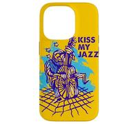Kiss My Jazz - Illustration de Musicien Coque pour iPhone 14 Pro