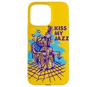 Kiss My Jazz - Illustration de Musicien Coque pour iPhone 15 Pro Max