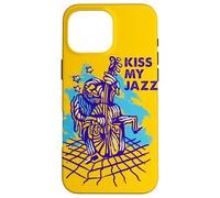 Kiss My Jazz - Illustration de Musicien Coque pour iPhone 16 Pro Max