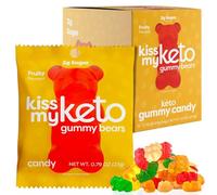 Kiss My Keto | Bonbons Low-Carb | Snack Keto, faible teneur en sucre, sans gluten | 2g de glucides nets | Pack de 12