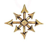 Kiss of Leather Pendentif chaos d’étoiles en bronze N° 20