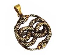 Kiss of Leather Pendentif serpent en bronze n° 168