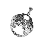 Kiss of Leather Pendentif Triskel en argent sterling 925 N° 350