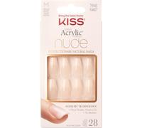 KISS | Ongles artificiels French Kan07 - Longueur M - Manucure rapide - 28 pièces par paquet