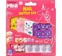Kiss | Ongles autocollants pour enfants - Kit avec autocollants, gotowe do manicure, 26 sztuk