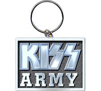 Kiss - Porte-clés "Army Block" RO8072 (taille unique) (Argent/Noir)