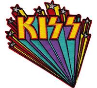 Kiss - Retro Starburst Logo - Écusson brodé thermocollant