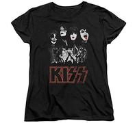 Kiss - - Rock The House femmes T-shirt, Small, Black