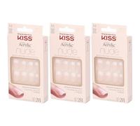 KISS Salon Acrylic Faux ongles French Nude Taille M Autre 3x1 pc(s)