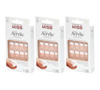 KISS Salon Acrylic Kit Faux-Ongles French Nails 3x1 pc(s)