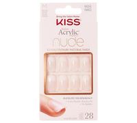 Kiss – Faux ongles Cashmere Nude – Médium 28 pièces
