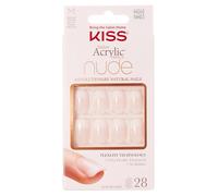 Kiss – Faux ongles Cashmere Nude – Médium 28 pièces