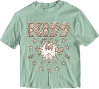 Kiss - "Spirit Of '76" Débardeur court pour femme RO5764 (XXL) (Vert)