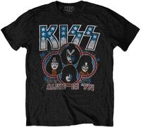 Kiss T-shirt Alive in '77 Unisex Black M