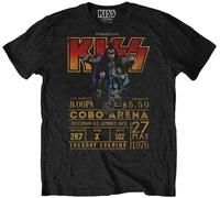 Kiss T-shirt Cobo Arena '76 Unisex Black L