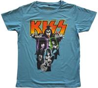 Kiss - T-shirt homme/femme unie RO9306 (XS) (Bleu)