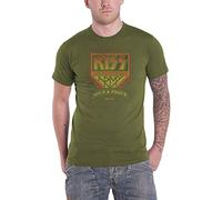 Kiss - T-Shirt # L Green Unisex # Loud & Proud [Import]