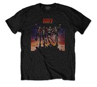 Kiss - T-Shirt # S Black Unisex # Destroyer [Import]