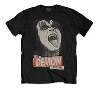 Kiss T-shirt The Demon Rock S Noir Unisexe – Import