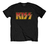 Kiss - T-Shirt # XL Unisex Black # Classic Logo [Import]