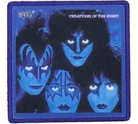 Kiss - Taille standard - Ecusson thermocollant "Creatures Of The Night" - Coton RO6793 (Taille unique) (Noir/Bleu)