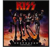 Kiss - Taille standard - Patch "Destroyer" - Polyester RO4168 (Taille unique) (Noir/Rouge/Orange)