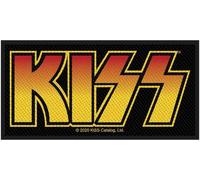 Kiss - Taille standard - Patch - Polyester Logo RO3557 (Taille unique) (Noir/Jaune)