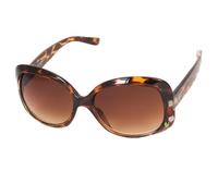 Kiss TEMPTATION Lunettes de Soleil Femme - Monture Enveloppante aux Lignes Douces & Arrondies - Verres Foncés UV400 pour Protection Solaire Complète - Look Vintage Élégant & Sensuel