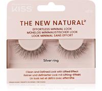 KISS The New Natural Effortless Minimal Look faux-cils Silver Ring 1 paire