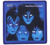 Kiss - Kiss Patch Creatures Of The Night Album Cover Nouveau Officiel Bleu Printed Iron Size Accessory Size