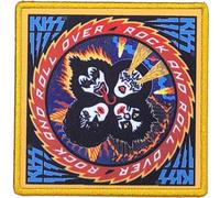 Kiss - Kiss Patch Rock And Roll Over Album Cover Band Logo Nouveau Officiel Printed Size Accessory Size