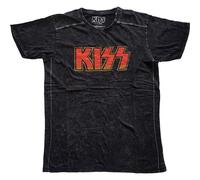 Kiss Tričko Classic Logo Uni Noir L