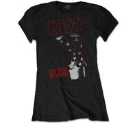 Kiss Tričko Do You Love Me Womens Noir S