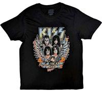 Kiss Tričko End Of The Road Wings Uni Noir XL
