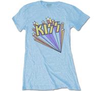 Kiss Tričko Stars Womens Bleu clair 2XL