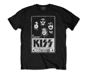 Kiss Unisex T-Shirt: Tonight (Noir) Size XL
