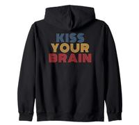 Kiss Your Brain rétro années 70 Vintage Sweat à Capuche