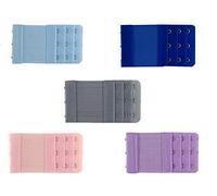 Kissa 1 rallonge Extension Soutien Gorge 3 Crochets Extensible Accessoire Lingerie (Bleu Marine)