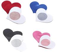 Kissa Nippies Cache tétons Covers, Bijou de Seins Autocollant, Nipples Mamelon Coeur (Rose)