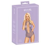 Kissable - body en dentelle à tour de cou - violet - L/XL