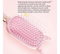 Kissen-Haarbürste | Anti-Frizz-Massagekamm | 3D-Paddelbürste zur Entspannung der Kopfhaut | Für Damen und Herren im Friseursalon, sanfte Entwirrungsbürste | Weiche, elastische Borsten, formende