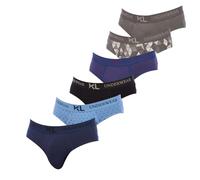 Kisses&Love Lot de 6 Slips Homme en Coton KLSP6
