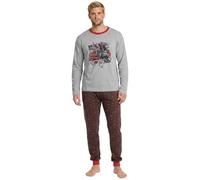 Kisses&Love Pyjama en Coton à Manches Longues pour Homme KLP4