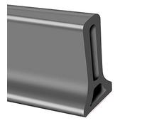 KISSLIU Bande imperméable Pliable de Silicone, obturateur de Barrage d'eau de seuil de Douche, arrêt d'écoulement d'eau de Joint de Plancher de Salle de Bains (Gray,70cm)