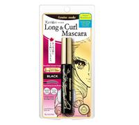 Kissme Heroine Make Long Up Mascara Super Waterproof WP 01 Noir avec Fibre Super Allongement pour des cheveux longs et bouclés