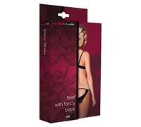 KissMe Slip Shiny strass en noir, taille : XXL