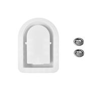 Kissmii Arch Candle Cup Brûleur D'Encens Moule en Silicone Moule à Bougie en Silicone Moule à Bougie en Silicone de Haute Qualité DIY Coulage de Gypse Moule de Stockage D'Aromathérapie, C